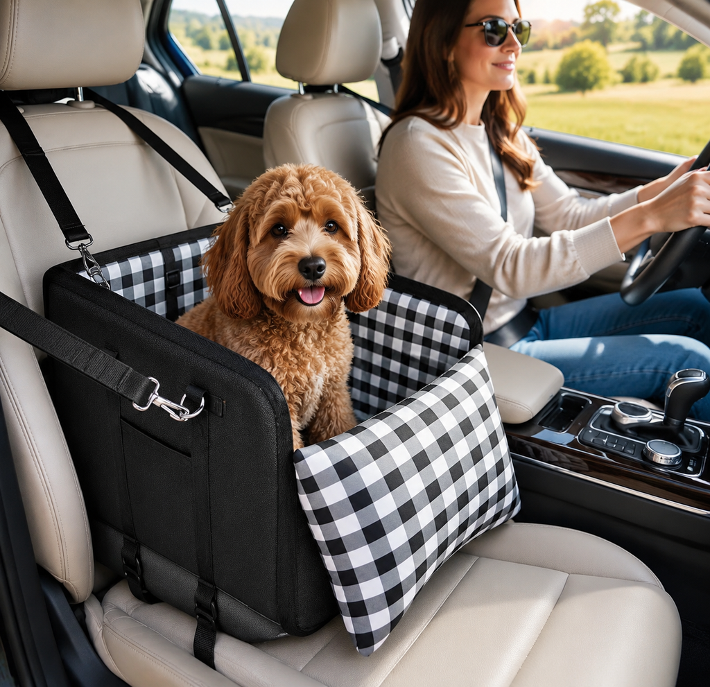 Pet Carrier with Safety Leash & Non-Slip Base for Small Dogs and Cats