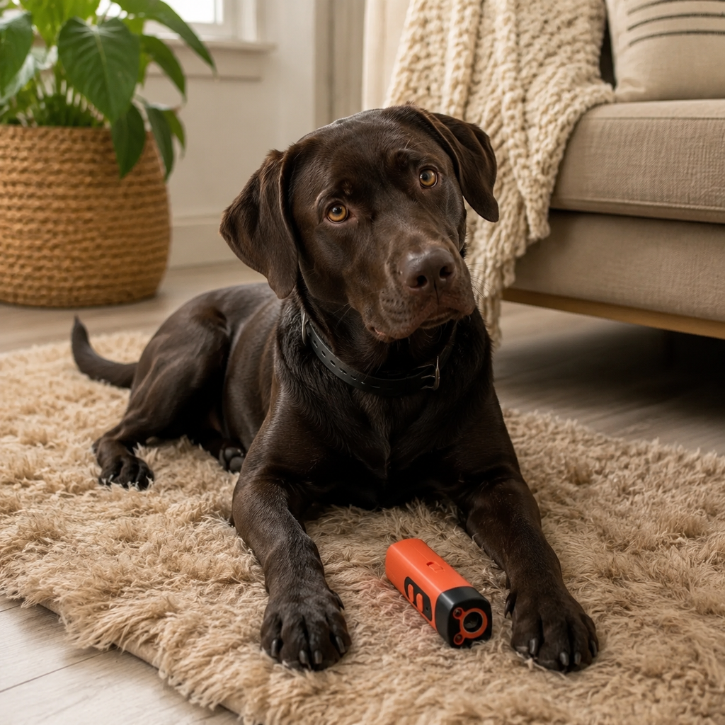Ultrasonic Dog Bark Control Device - Handheld Rechargeable Training Tool