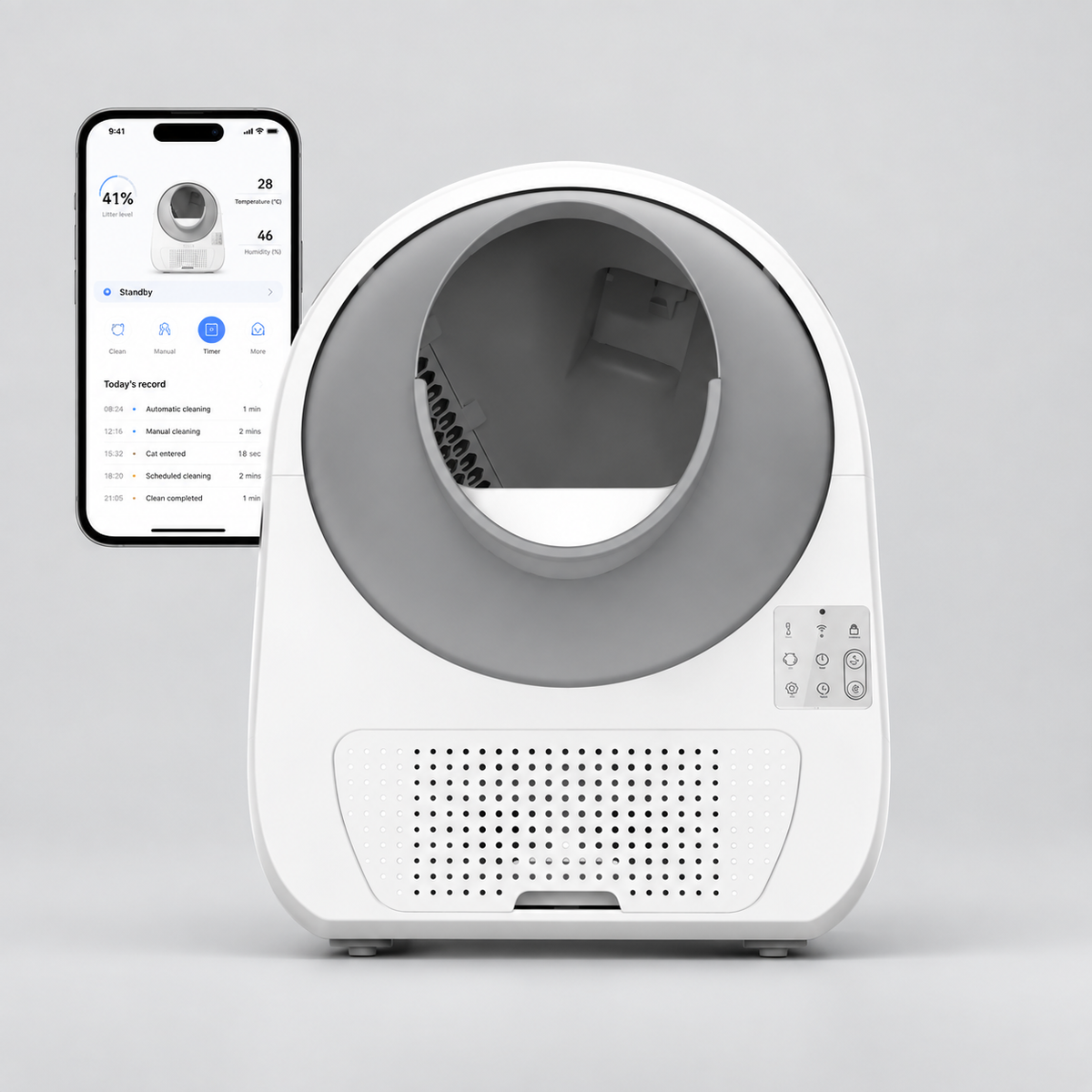 AutoScoop Pro-X | Self-Cleaning Cat Litter Box with Odor Control & App Connectivity