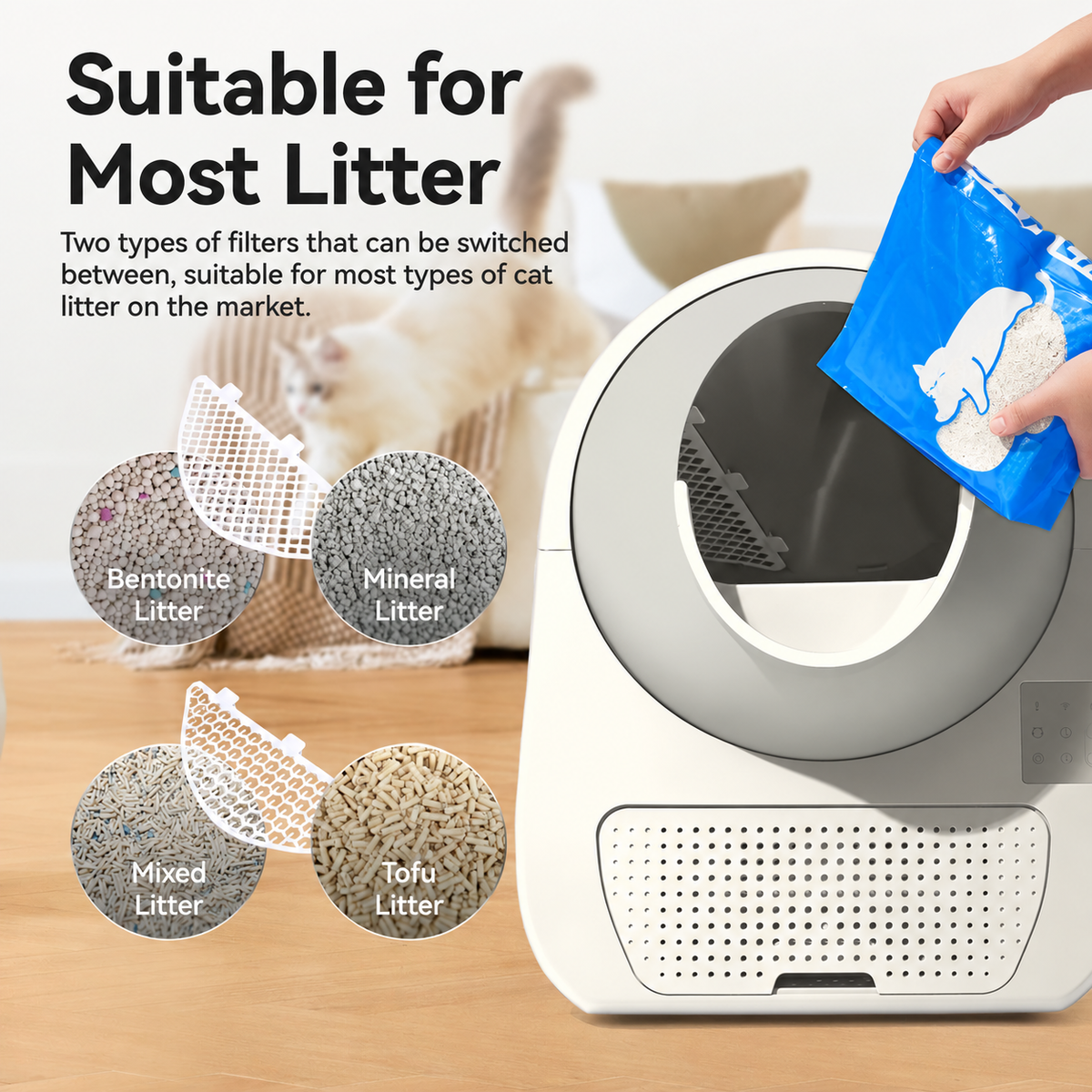 AutoScoop Pro-X | Self-Cleaning Cat Litter Box with Odor Control & App Connectivity