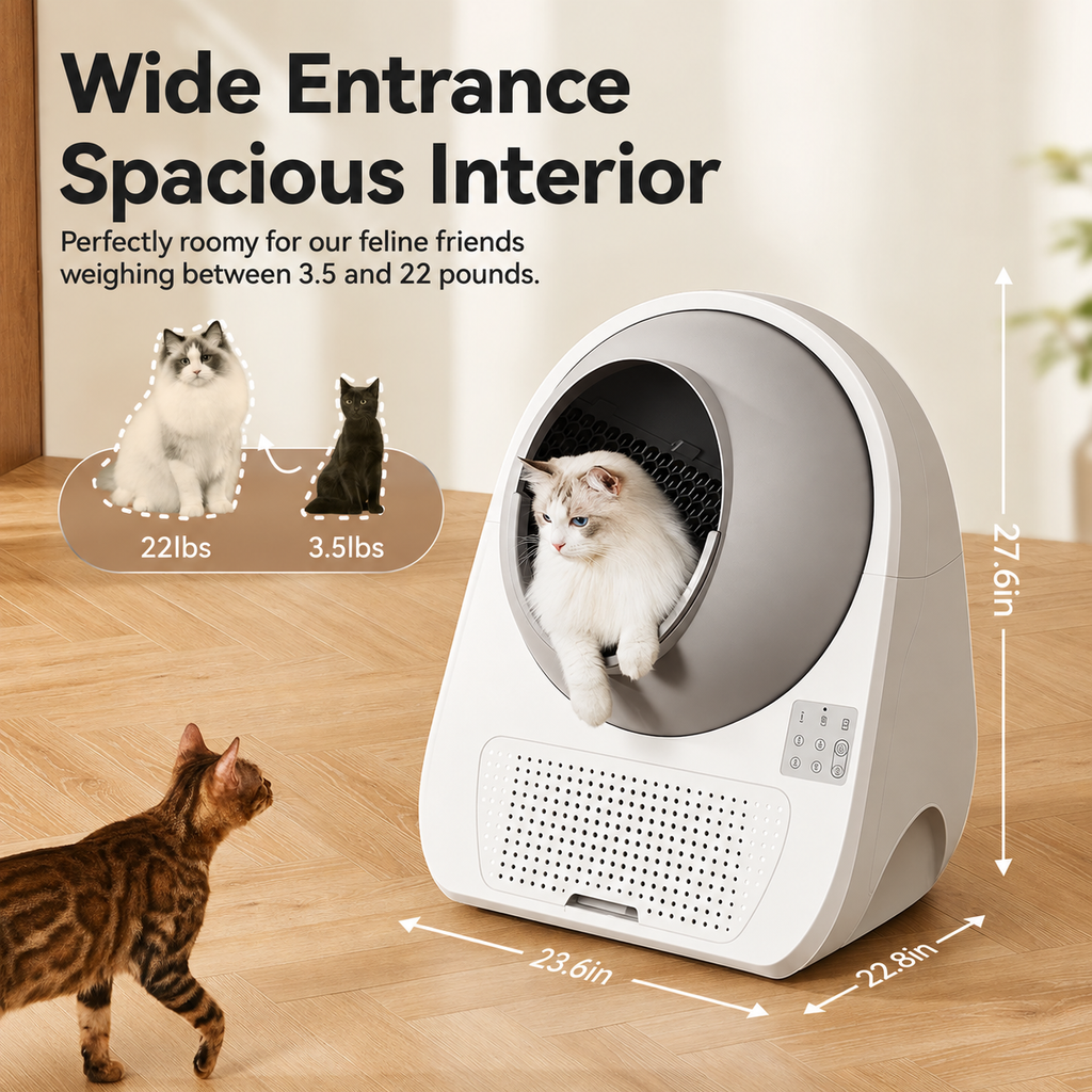 AutoScoop Pro-X | Self-Cleaning Cat Litter Box with Odor Control & App Connectivity