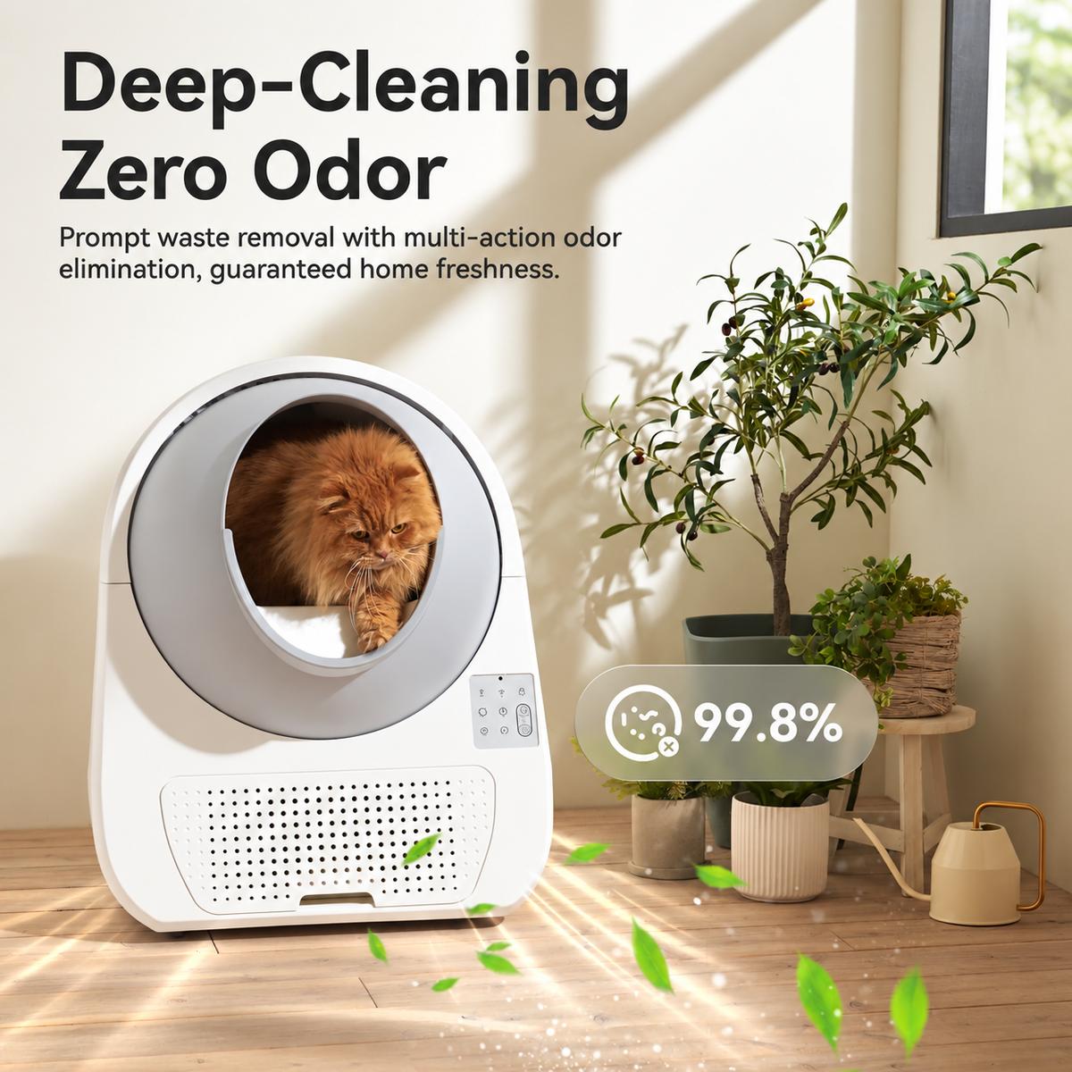 AutoScoop Pro-X | Self-Cleaning Cat Litter Box with Odor Control & App Connectivity