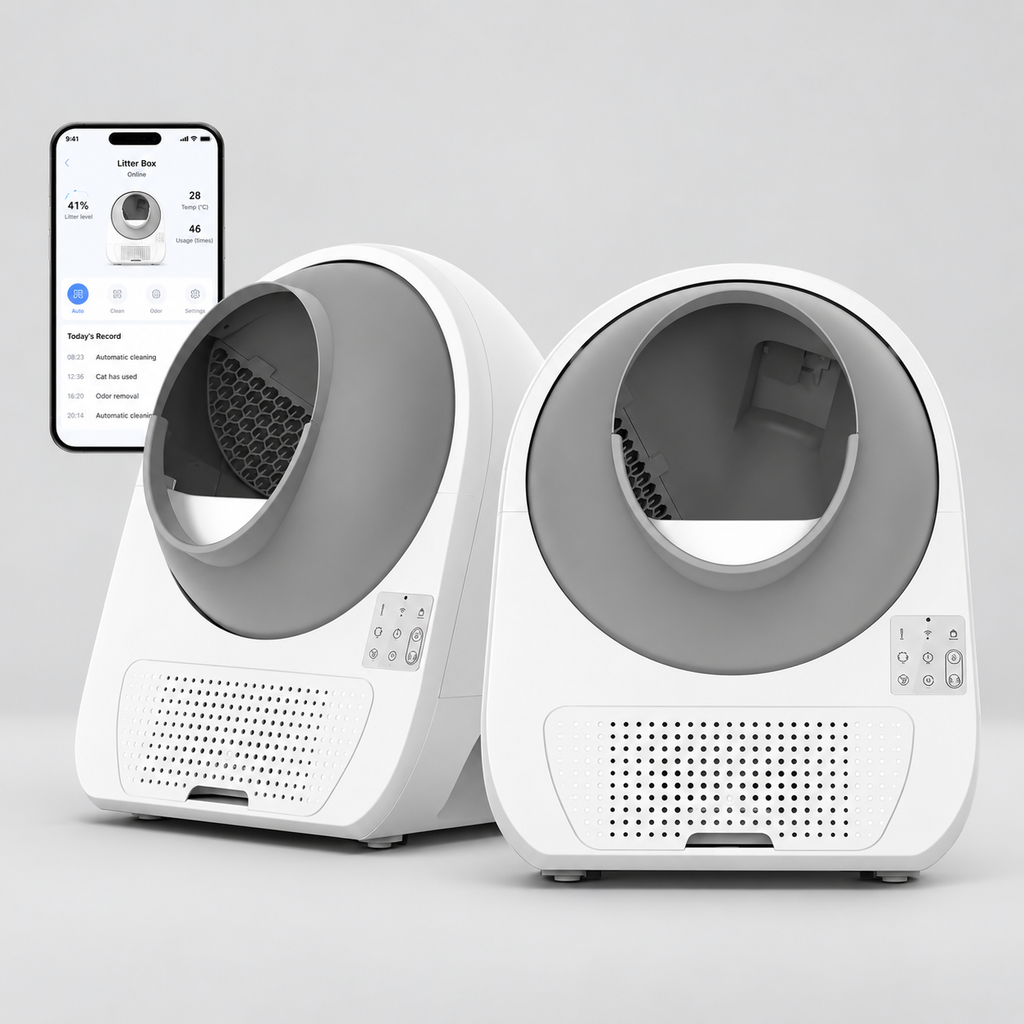 AutoScoop Pro-X | Self-Cleaning Cat Litter Box with Odor Control & App Connectivity