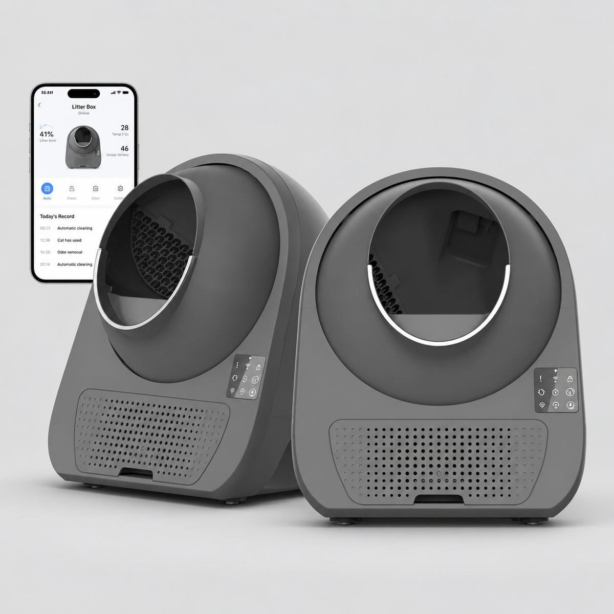 AutoScoop Pro-X | Self-Cleaning Cat Litter Box with Odor Control & App Connectivity