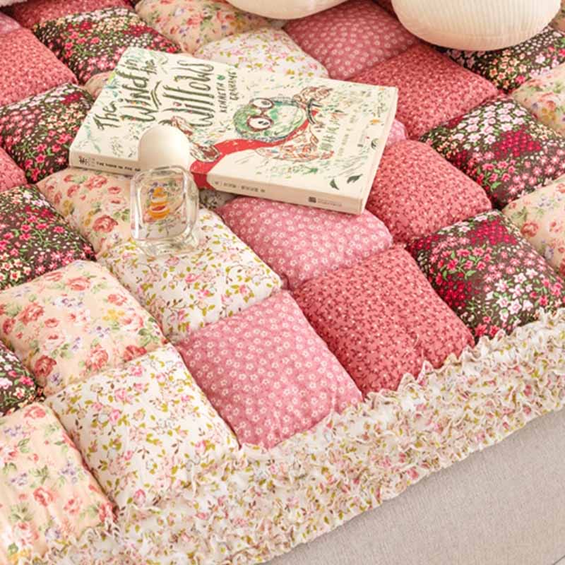 Couch Cover | Handmade Quilted Design, 100% Cotton Fabric 8