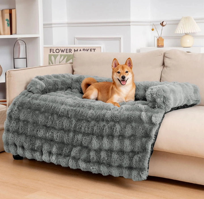 Dog Bed Mat | Fluffy Plush Texture, Non-Slip Bottom 0
