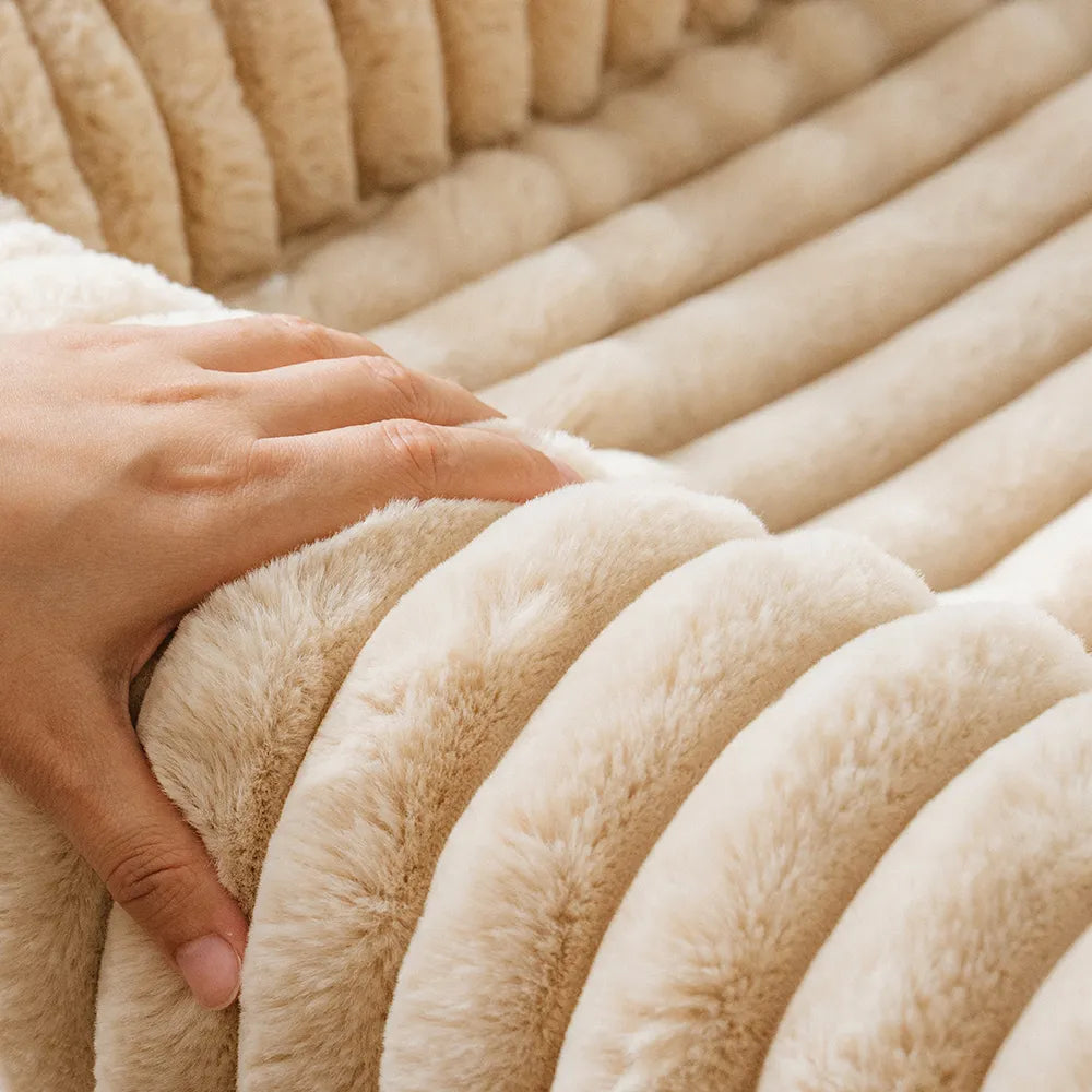 Dog Bed | Orthopedic Foam, Ribbed Plush Bolsters 4