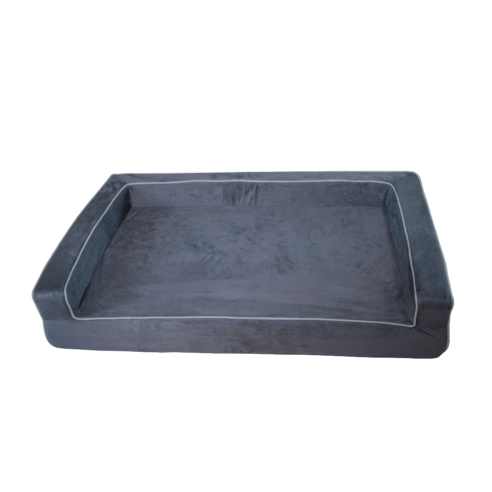 Dog Bed | Orthopedic Memory Foam, Three-Sided Bolsters 6