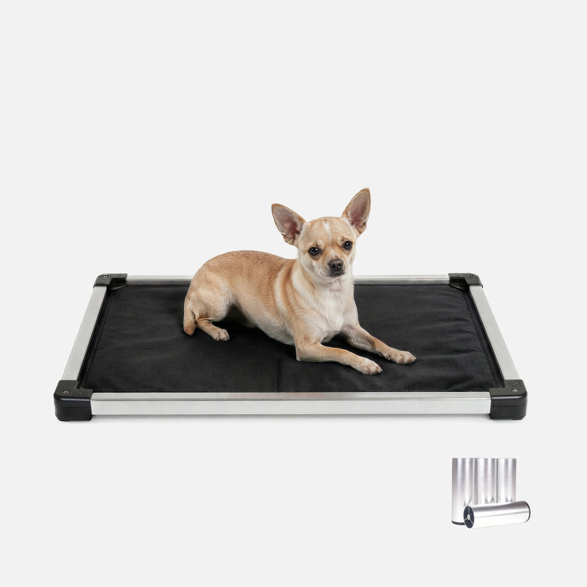 Dog Bed | Padded Sling, Aluminum Frame Construction 0