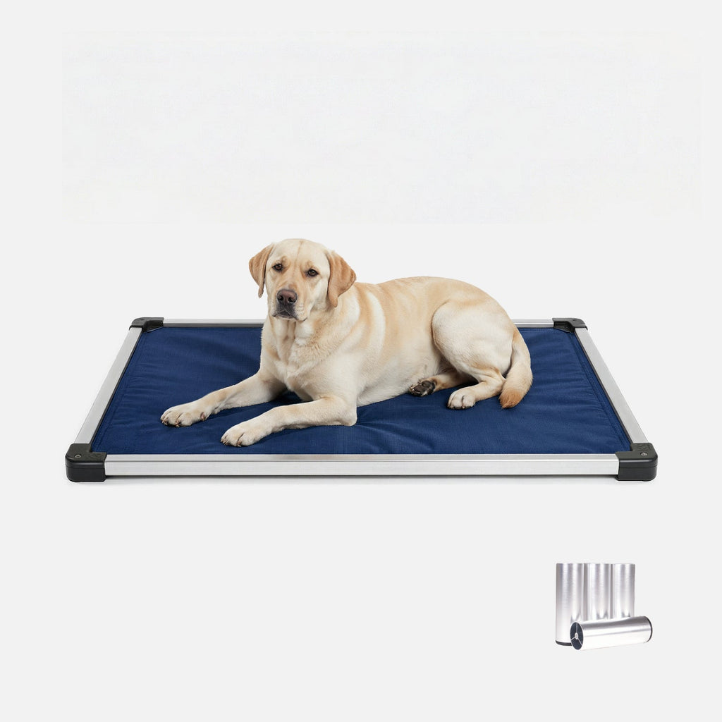 Dog Bed | Padded Sling, Aluminum Frame Construction 11