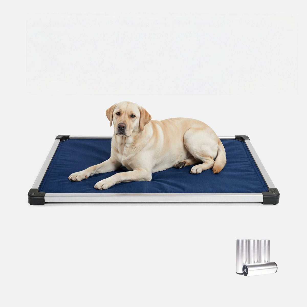 Dog Bed | Padded Sling, Aluminum Frame Construction 11