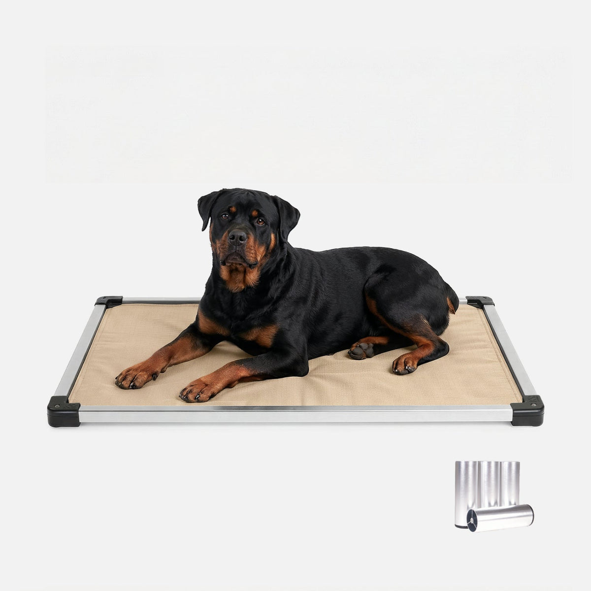 Dog Bed | Padded Sling, Aluminum Frame Construction 15