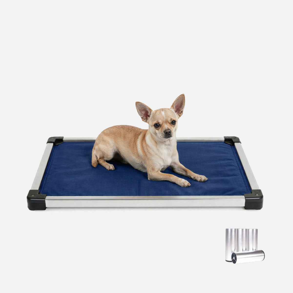 Dog Bed | Padded Sling, Aluminum Frame Construction 17