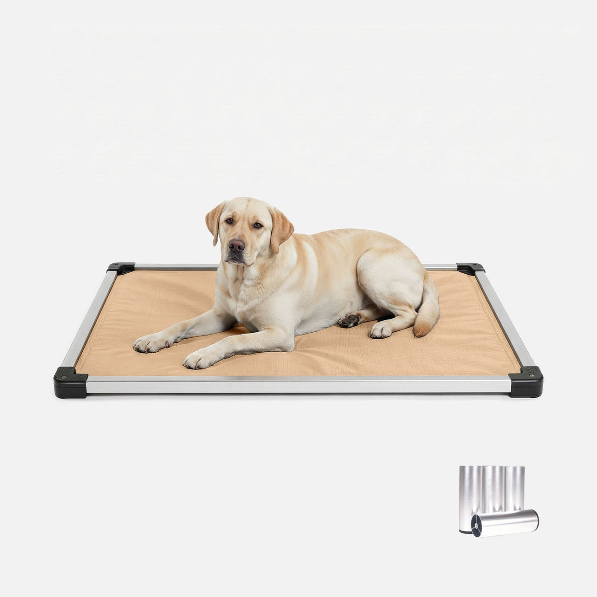 Dog Bed | Padded Sling, Aluminum Frame Construction 19