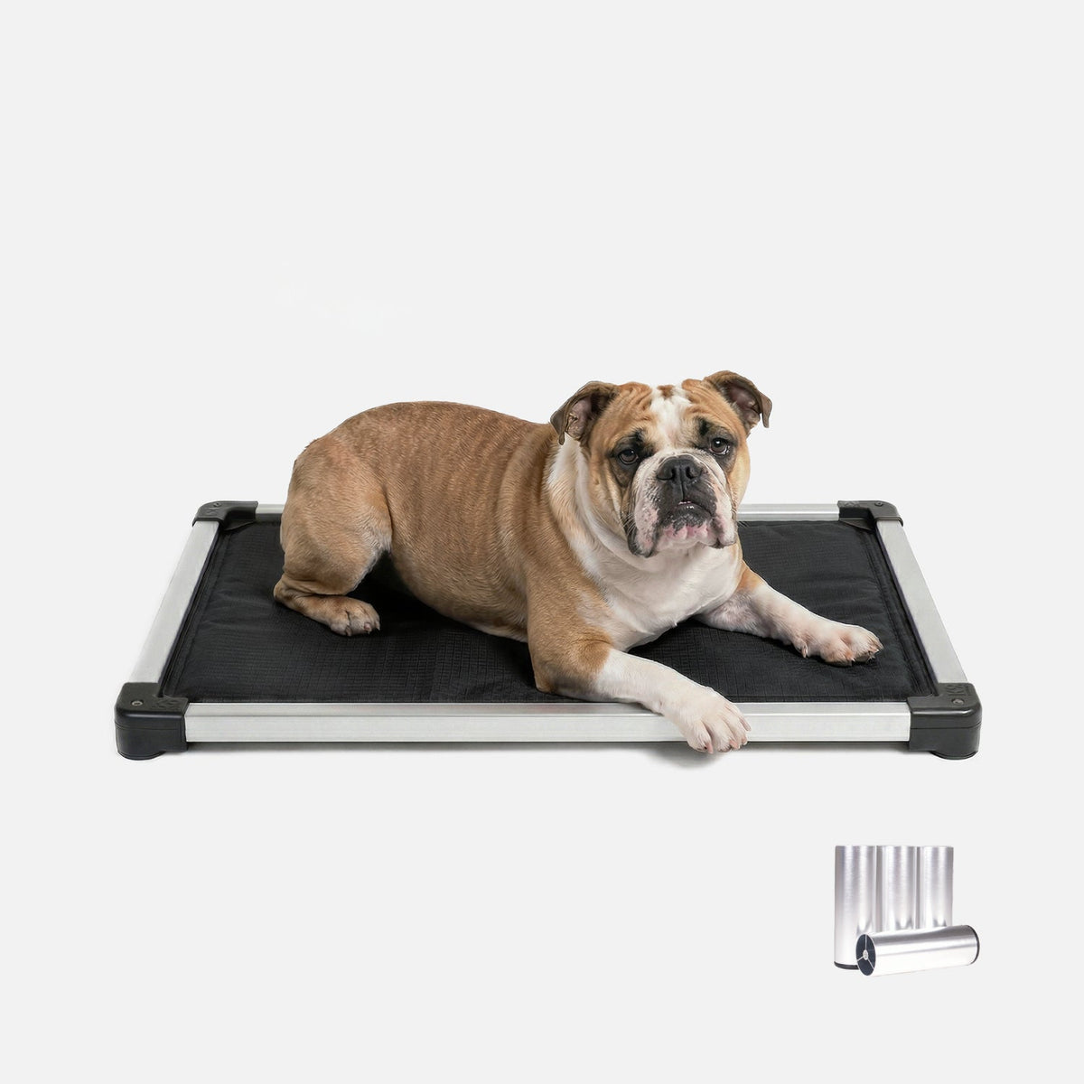 Dog Bed | Padded Sling, Aluminum Frame Construction 2