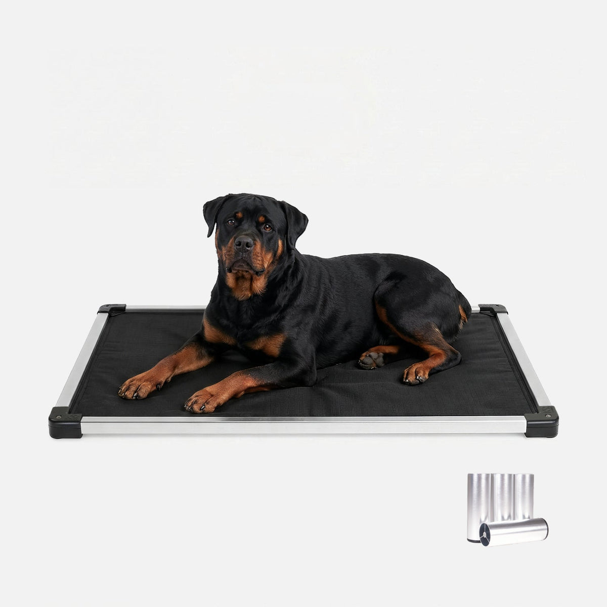 Dog Bed | Padded Sling, Aluminum Frame Construction 4
