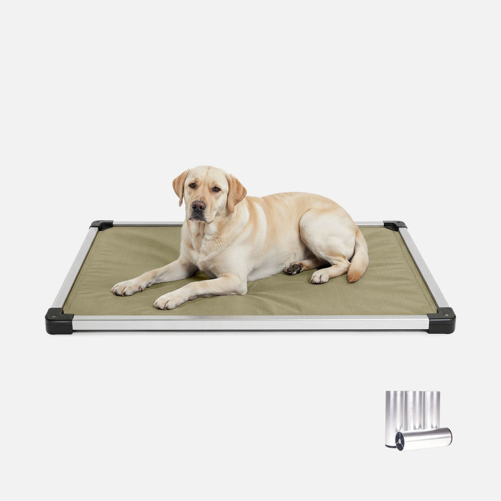 Dog Bed | Padded Sling, Aluminum Frame Construction 8