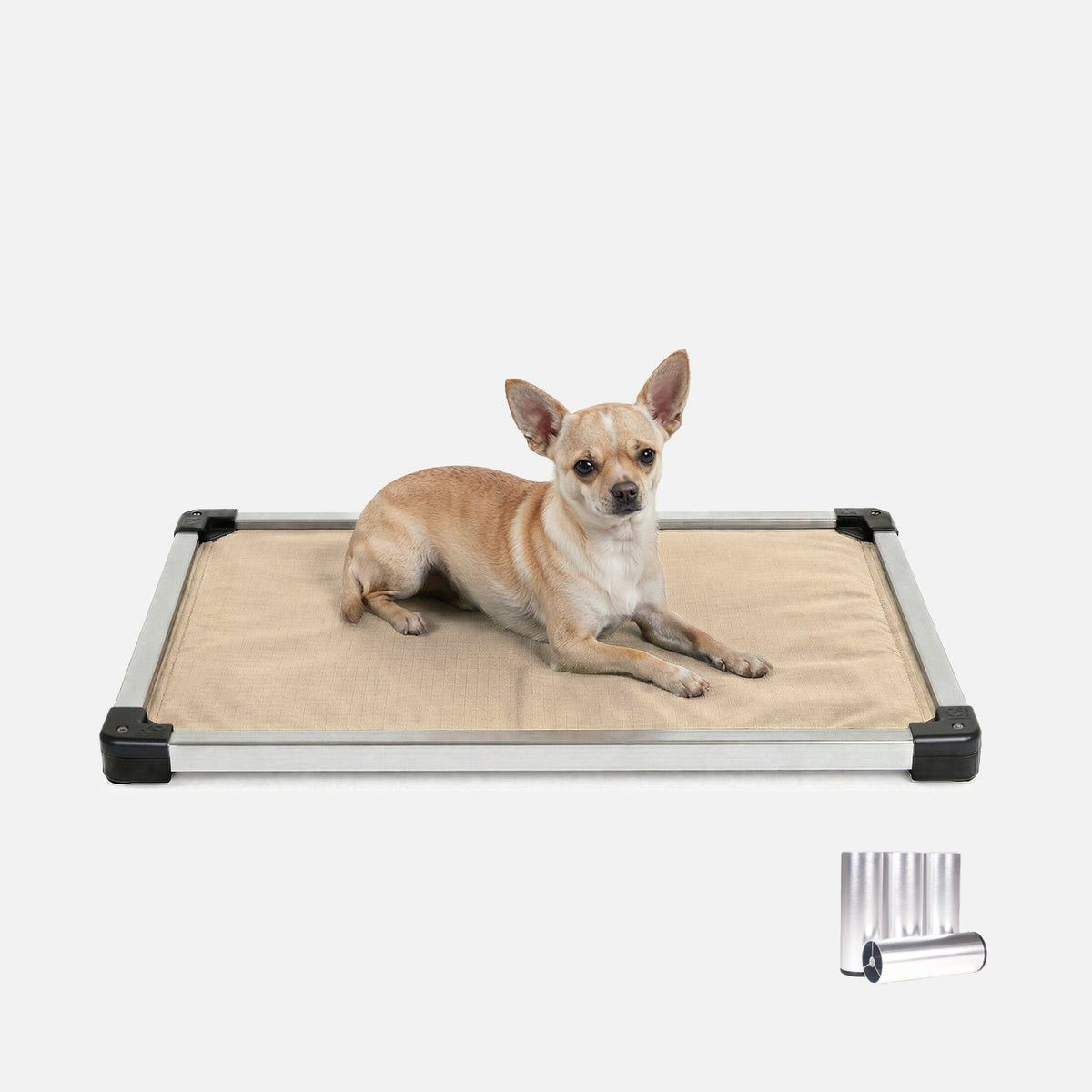 Dog Bed | Padded Sling, Aluminum Frame Construction 9