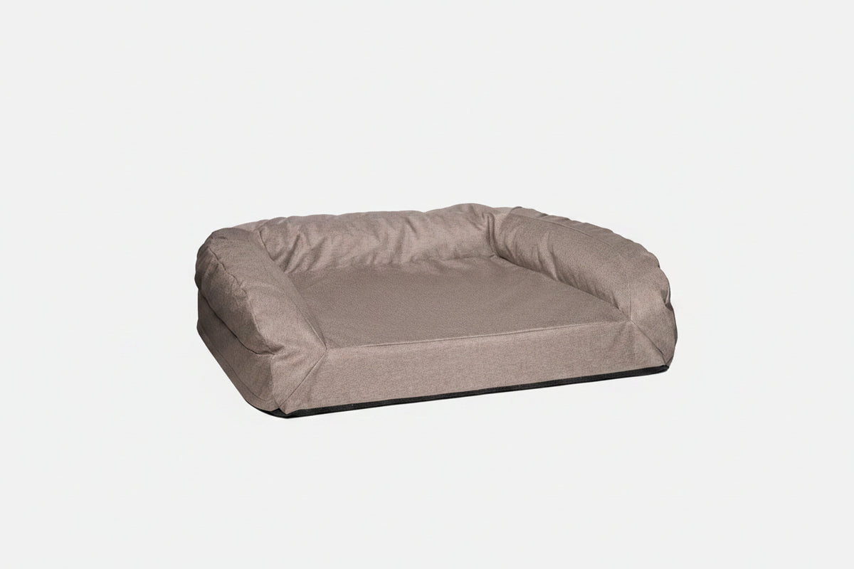 Dog Bed | Rectangle Shape, Bolster Design, Orthopedic Support 13
