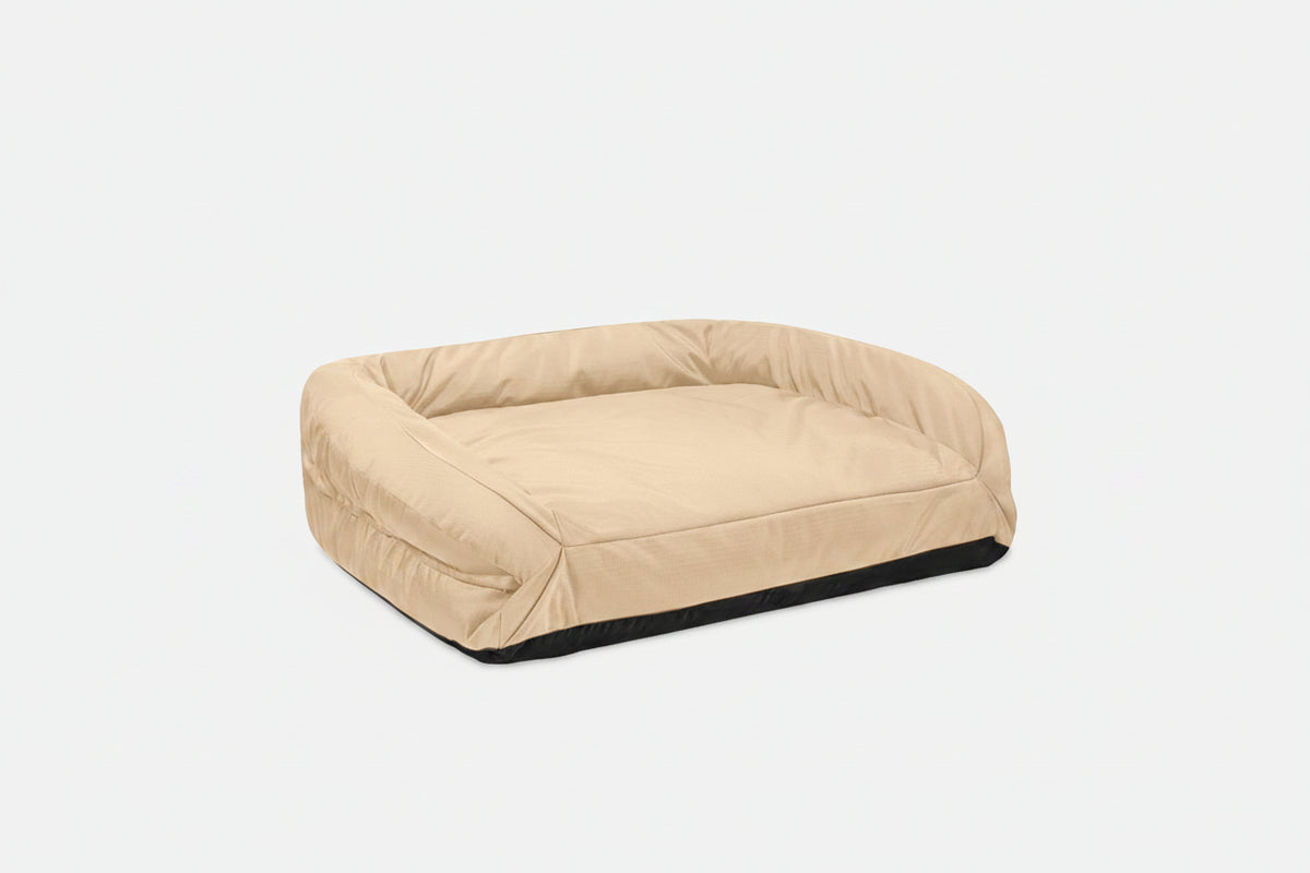 Dog Bed | Rectangle Shape, Bolster Design, Orthopedic Support 2