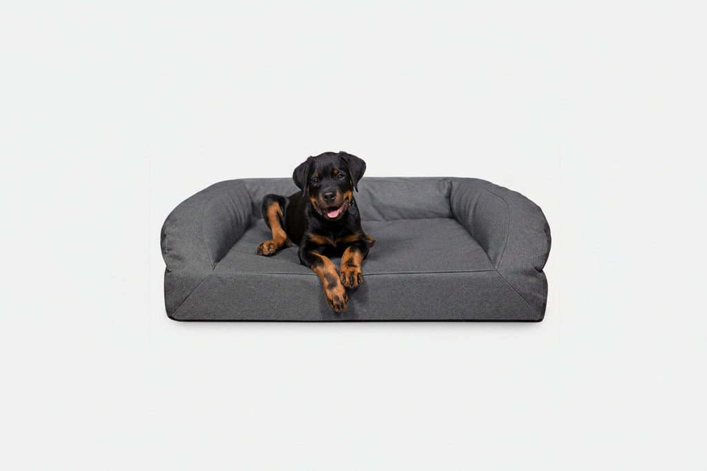 Dog Bed | Rectangle Shape, Bolster Design, Orthopedic Support 7