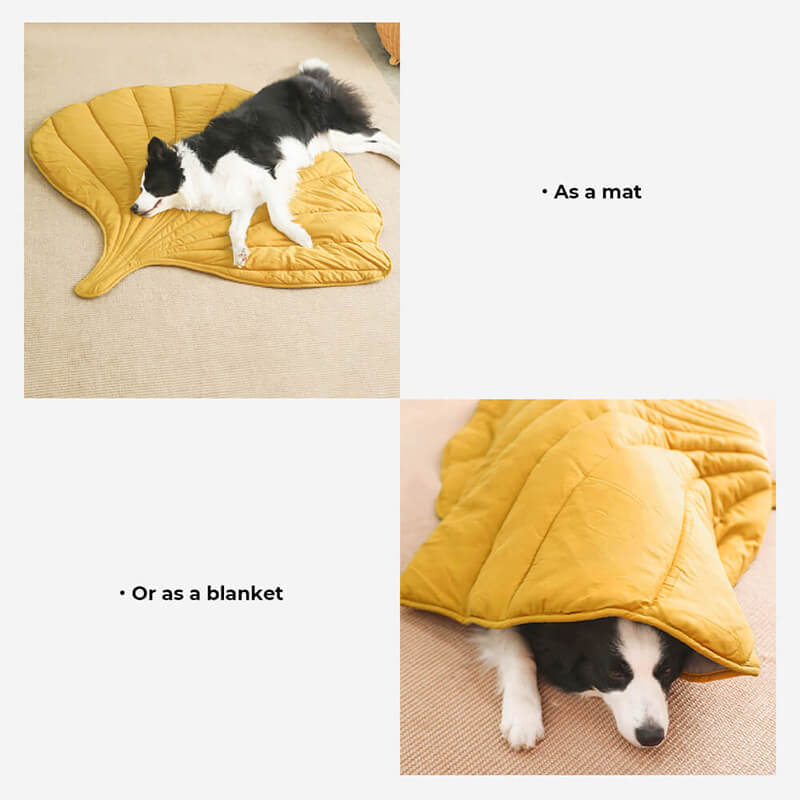 Dog Blanket | Leaf Shape, Cotton Polyester Blend 3