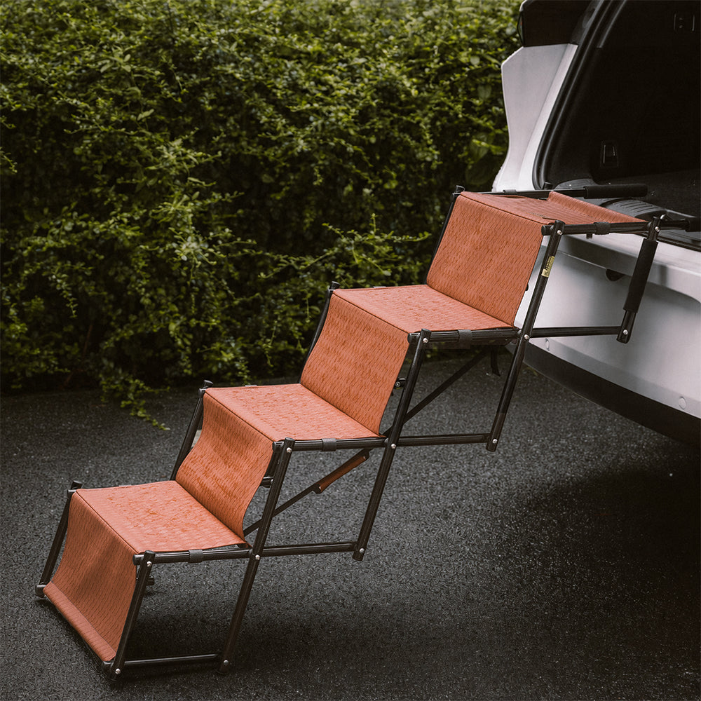 Dog Stairs | Foldable, Wide Non-Slip Steps for Car 0