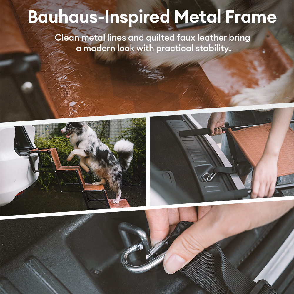 Dog Stairs | Foldable, Wide Non-Slip Steps for Car 5