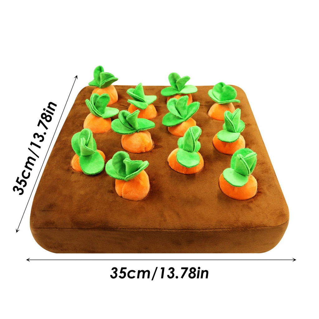 Dog Toy | Interactive Carrot Design, Removable Soil Section 1