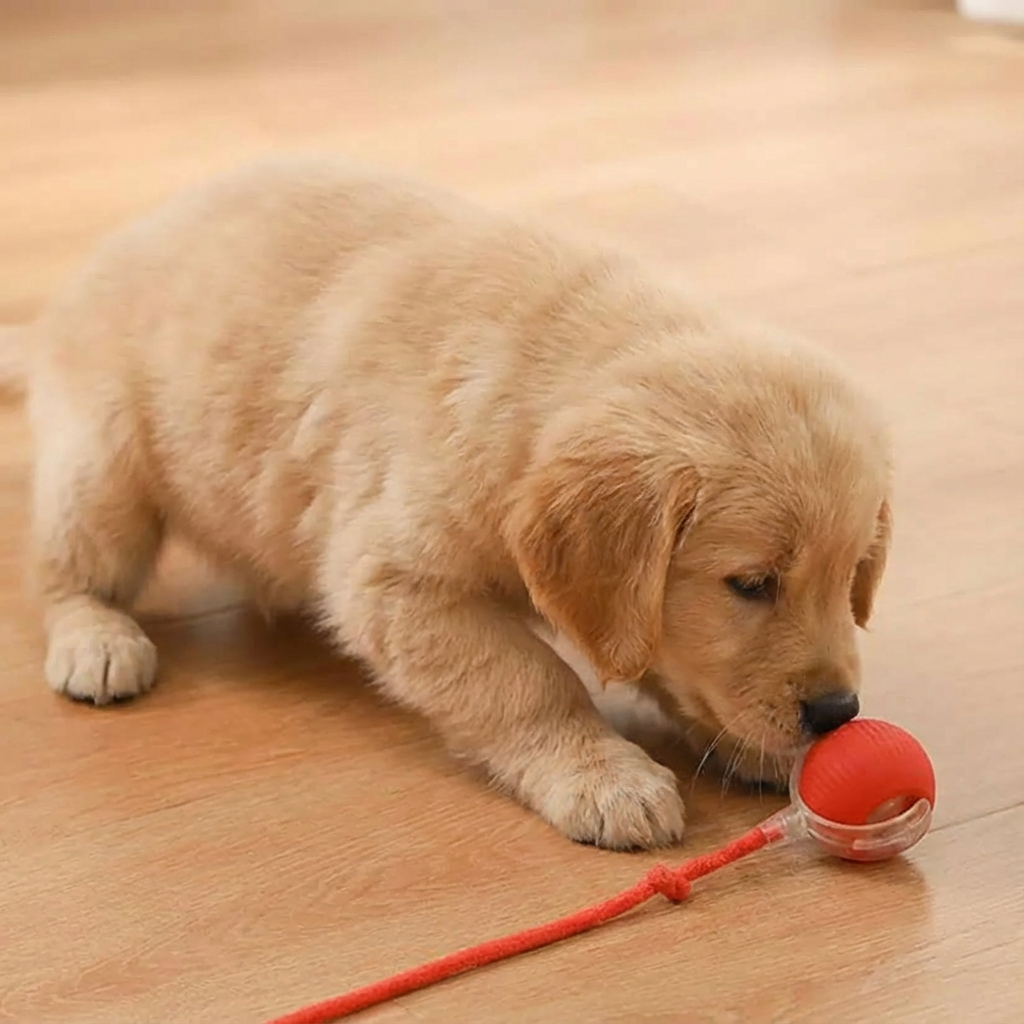 Dog Toy | Rolling Ball with Tail, Interactive Design 1