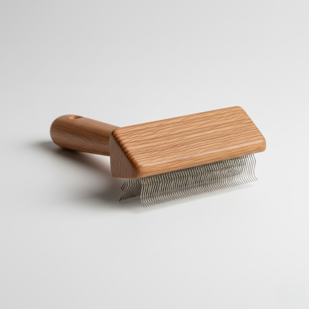 Premium Wooden Slicker Brush
