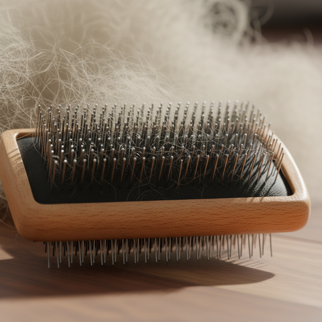 Wooden Slicker Grooming Brush
