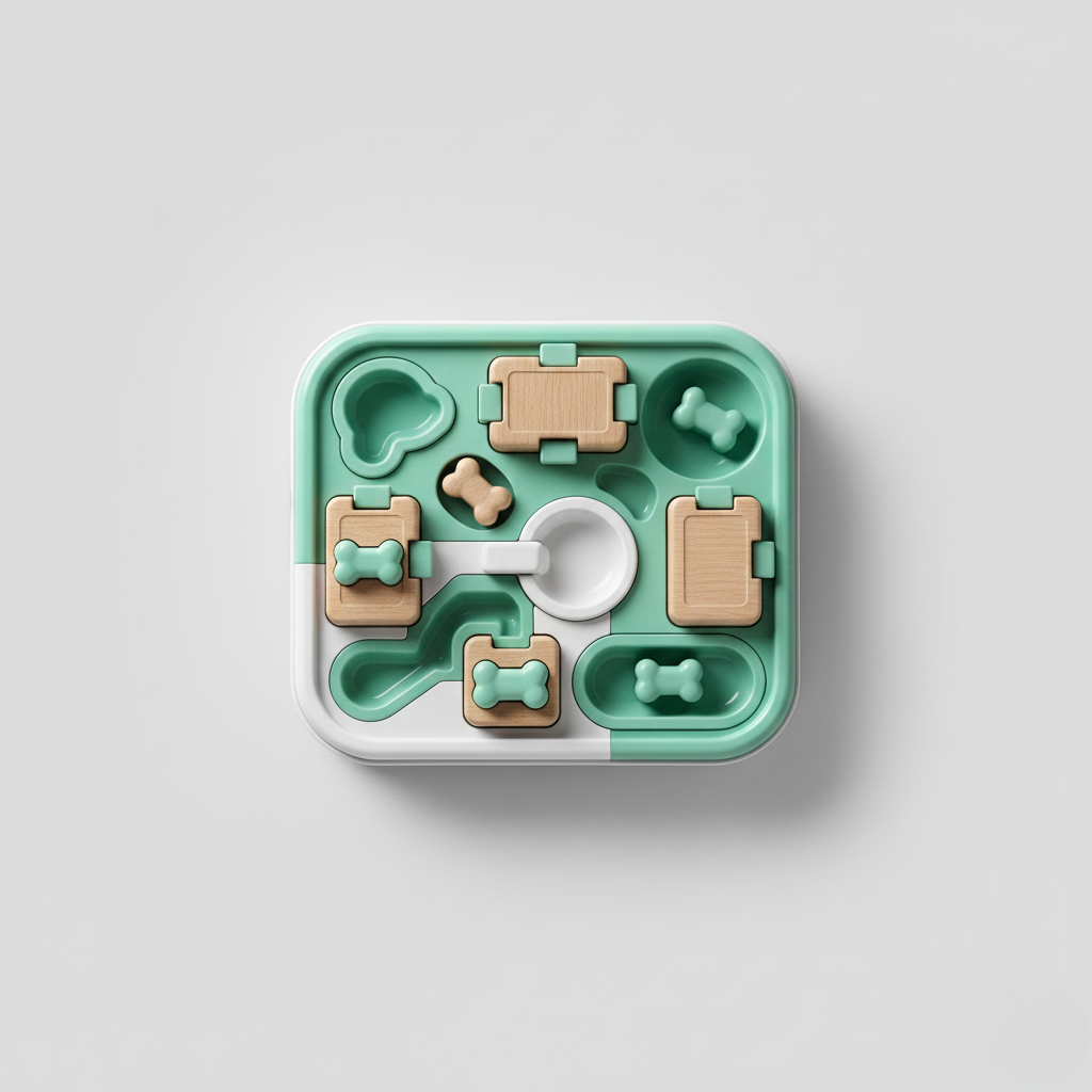 Interactive Treat Puzzle Feeder