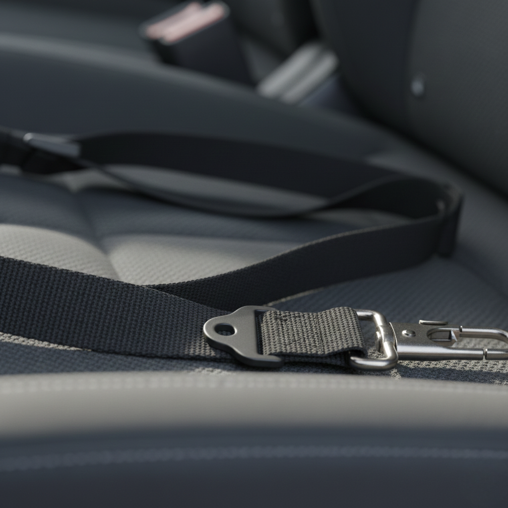 Adjustable Dog Safety Seatbelt Harness