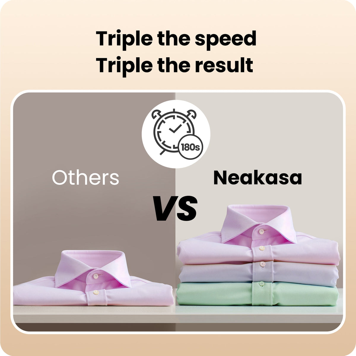 Neakasa Magic 1 Vacuum Steamer - Best Travel Garment Steamer for Effortless Wrinkle Removal 3