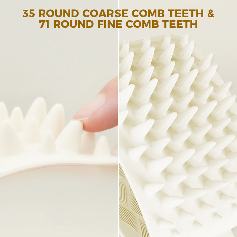 Pet Hand Comb | Silicone Material, Adjustable Handle 4