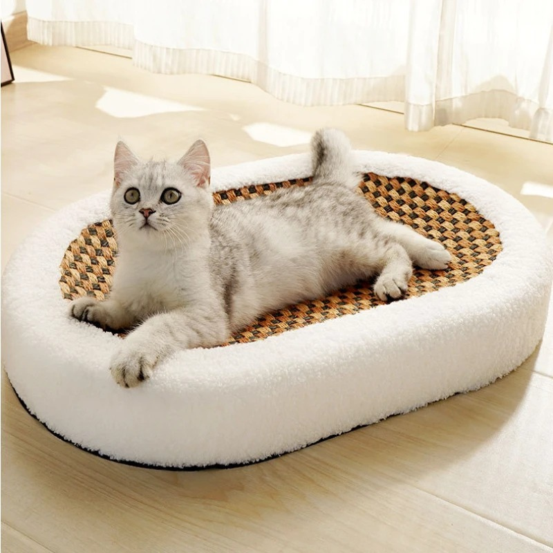 ScratchLounge Cat Bed with Integrated Scratch Surface for Stylish Comfort 0