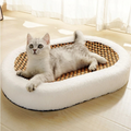 ScratchLounge Cat Bed with Integrated Scratch Surface for Stylish Comfort 0