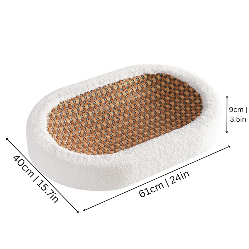 ScratchLounge Cat Bed with Integrated Scratch Surface for Stylish Comfort 1