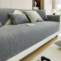 Sofa Cover | Chenille Fabric, Herringbone Pattern 0