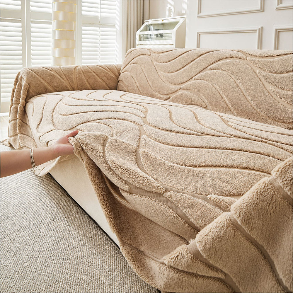 Sofa Cover | Soft Plush Texture, Machine Washable 8