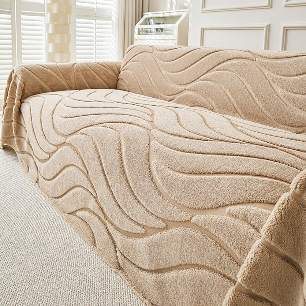 Sofa Cover | Soft Plush Texture, Machine Washable 9