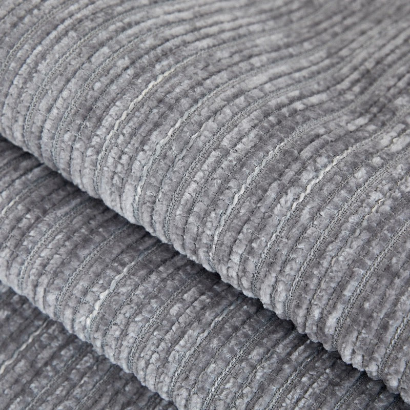 Sofa Cover | Striped Chenille Fabric, Non-Slip Backing 3