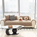 Sofa Cover | Thickened Sherpa Fleece, Non-Slip Backing 0