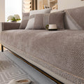 Sofa Cover | Tweed Woven Texture, Chenille Fabric 0