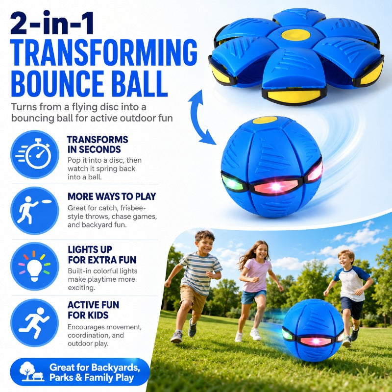 Transforming Saucer-Ball Toy for Engaging Indoor and Outdoor Play 0