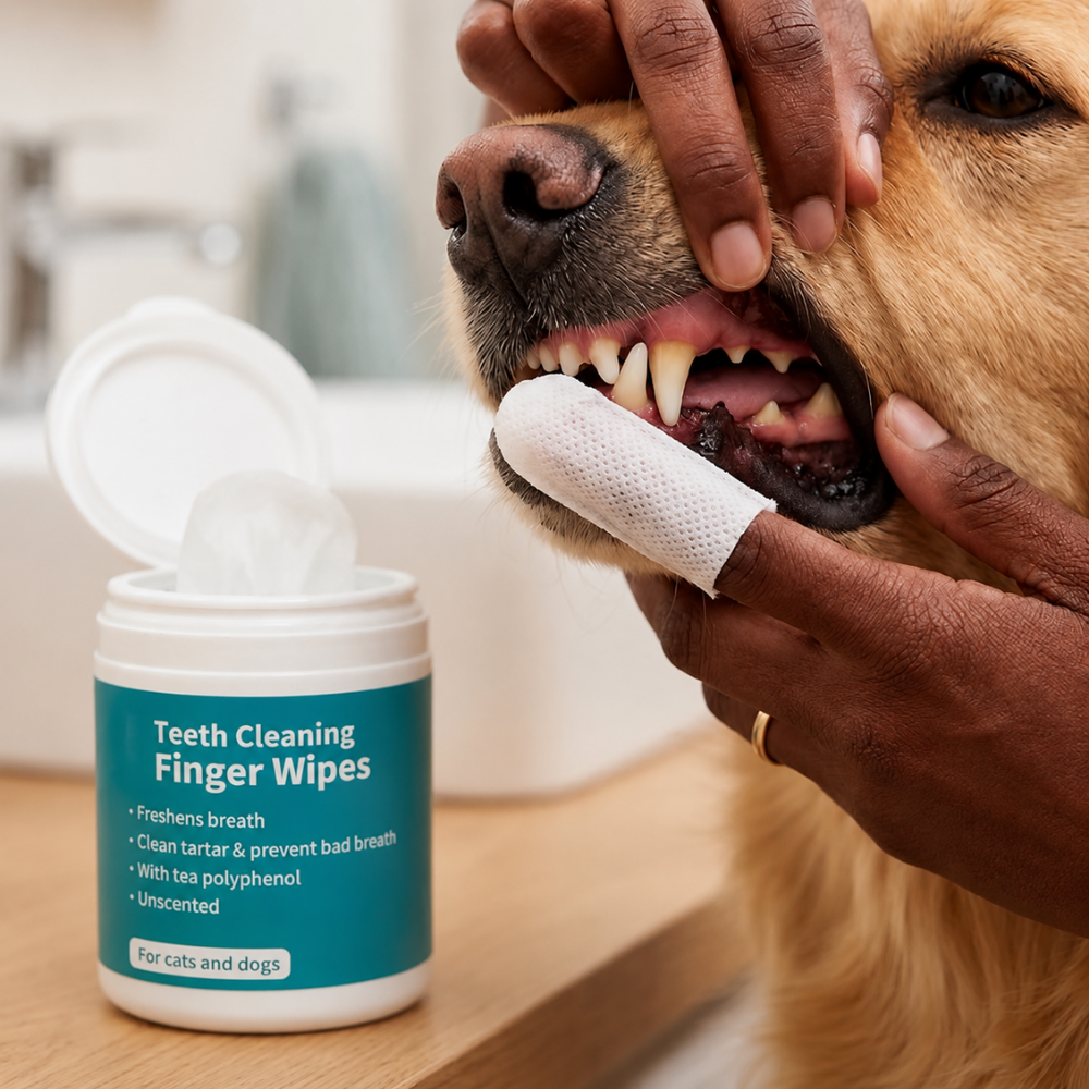 Dental Cleaning Wipes - Soft Texture, Portable Pack