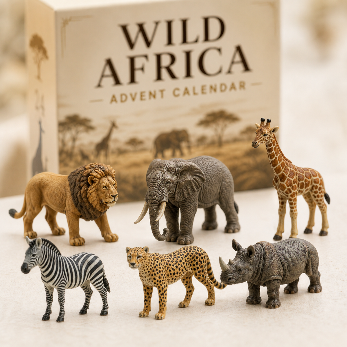 Wild Africa Advent Calendar – 24 Days of Savanna Discovery with Illustrated Wildlife 2