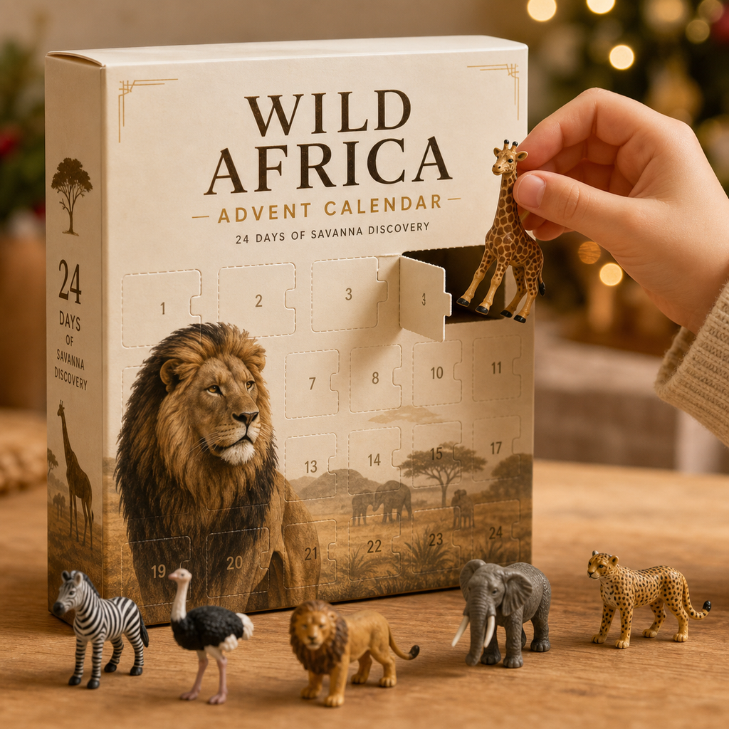 Wild Africa Advent Calendar – 24 Days of Savanna Discovery with Illustrated Wildlife 3