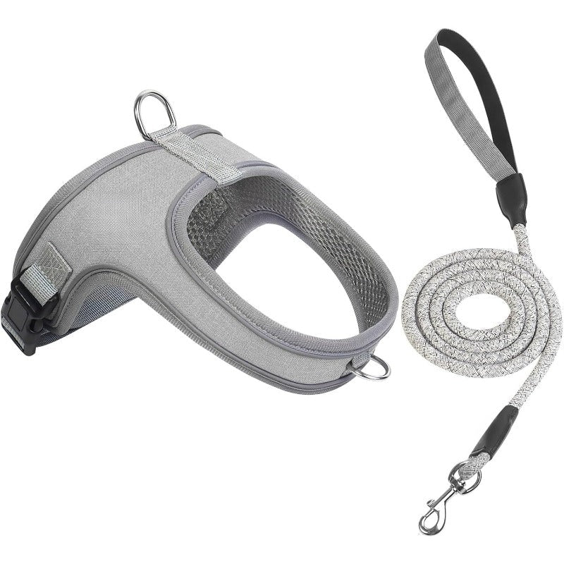YoPoll Breathable Reflective Dog Harness for Small Dogs - Adjustable Fit & Comfortable Design 1